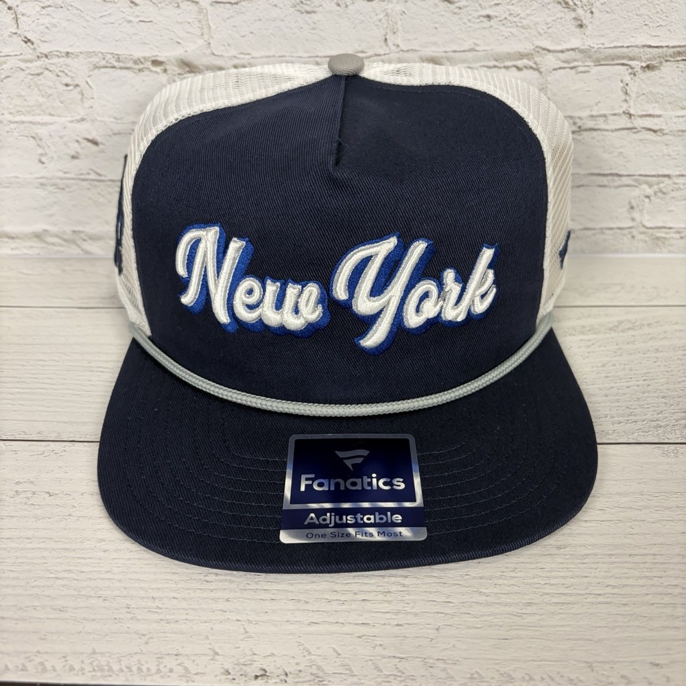 New York Yankees Fanatics Heritage Golfer Snapback Hat Men's OSFM Navy